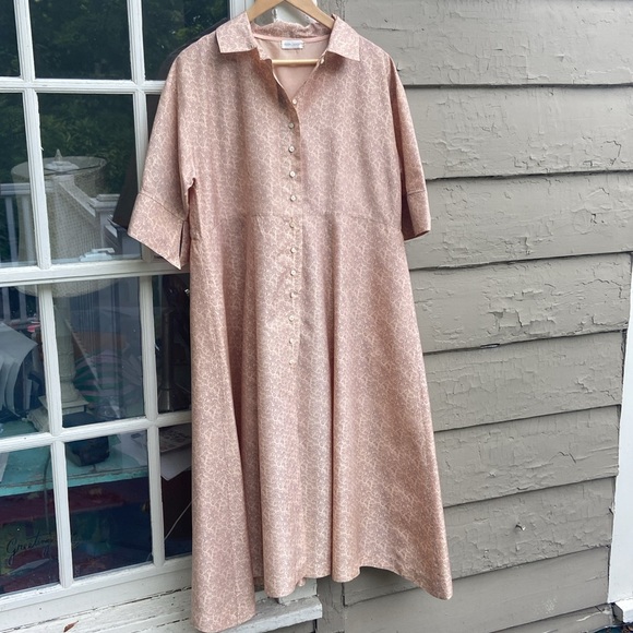 Krista Larson Vintage 100% silk dress - Picture 12 of 15